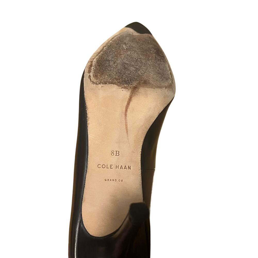 Cole Haan Black Leather Pumps - Picture 3 of 6